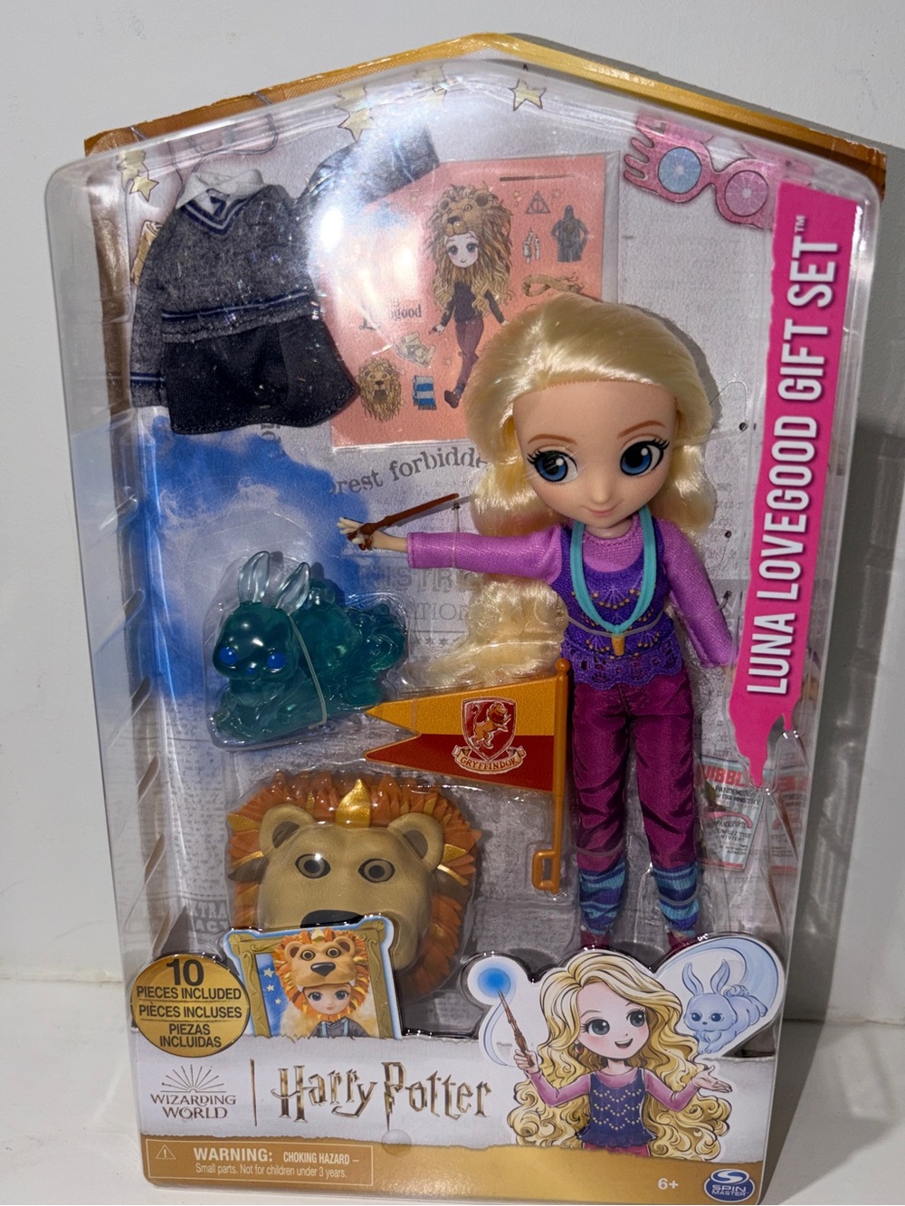 Harry Potter Luna Lovegood 10PC Gift Set Doll 8” Wizarding World NWT